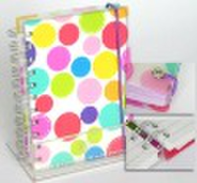 Plastic Cover Spiral Notebook