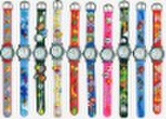 3D strap children watch