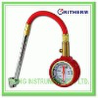 Heavy duty dial tire pressure gauge