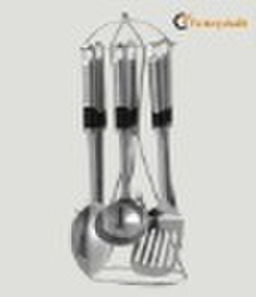 mill finish 7pcs kitchen stainless tools