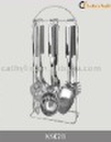 7pcs 1.0mm 18/0 stainless steel  kitchen tool set