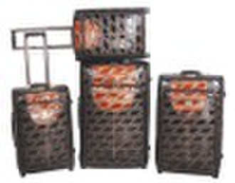 trolley luggage ,PU leather