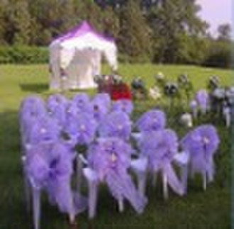 wedding  organza chair cover  sashes