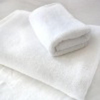 Cotton terry hotel white  bath Towel set