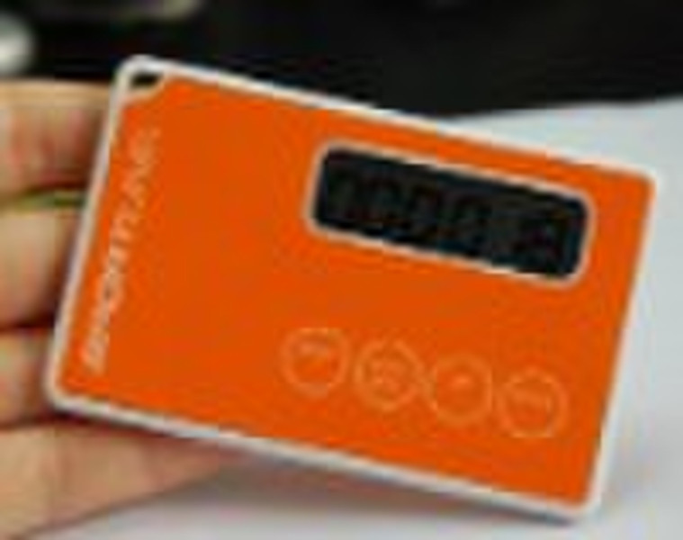 Credit card pedometer/card pedometer/fitness item