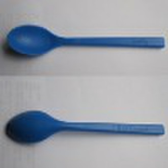 Plasitc Drink Straw Spoon