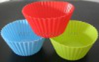 Round Shape Mini Silicone Cupcake Baking Pans