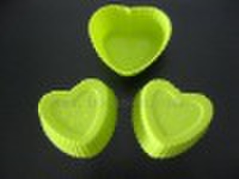 Small Heart Shape Mini Silicone Baking Cups