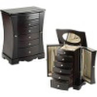 Espresso Contemporary Jewelry Box