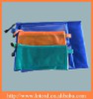 Plastic PVC Office Document Bag with zipper