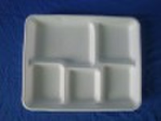 Eco-friendly paper serving tray