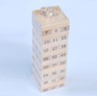 Christmas Wooden Number Jenga