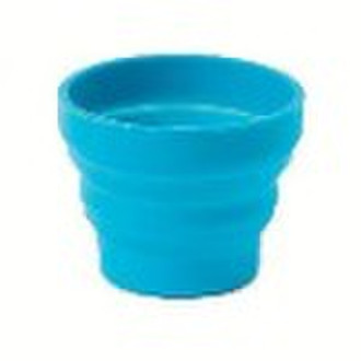 Silicone collapsible cup