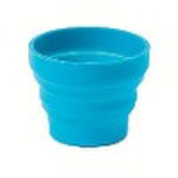Silicone collapsible cup