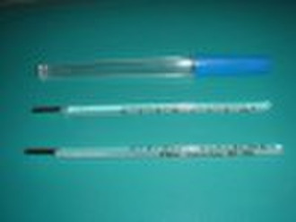 solid-stem glass clinical thermometer