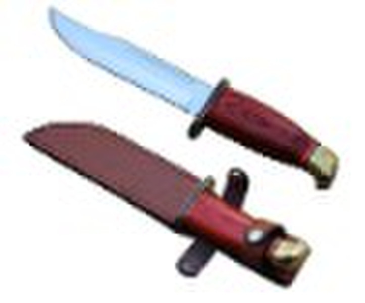 Fixed Blade Survival Knife with Nylon Sheath