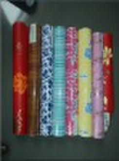 Flower printed PVC self adhesive foil , (contact f