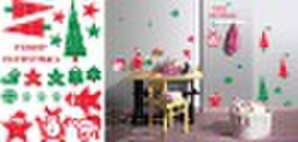 pvc christmas self adhesive DIY wall sticker for I