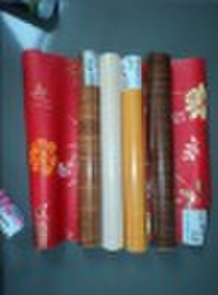 Embossed wood grain  PVC  self adhesive films /foi