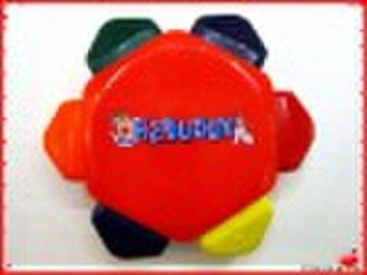 6 Colors Beautiful Crayon wheel