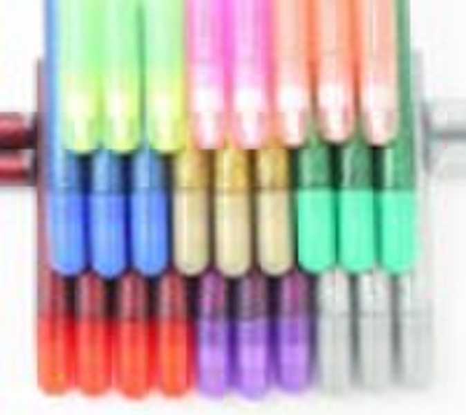 color glue pen (add opp film and star tip)