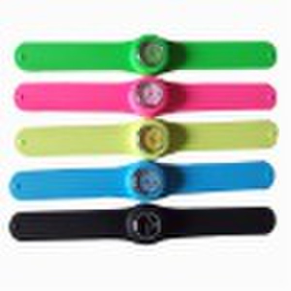 OPS Flat Digital Silicone Watch