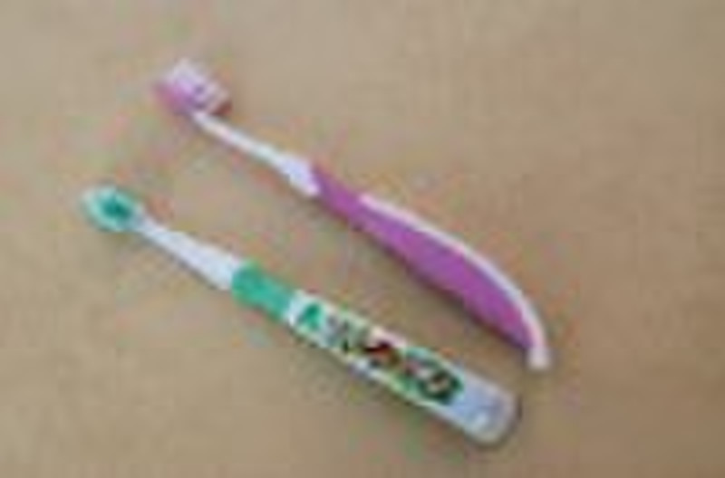 Kid'sToothbrush front handle can convey colour