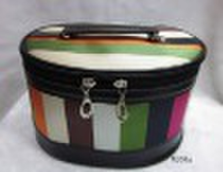 durable colorful PVC Microfiber cosmetic bag