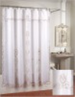 embroidery shower curtain