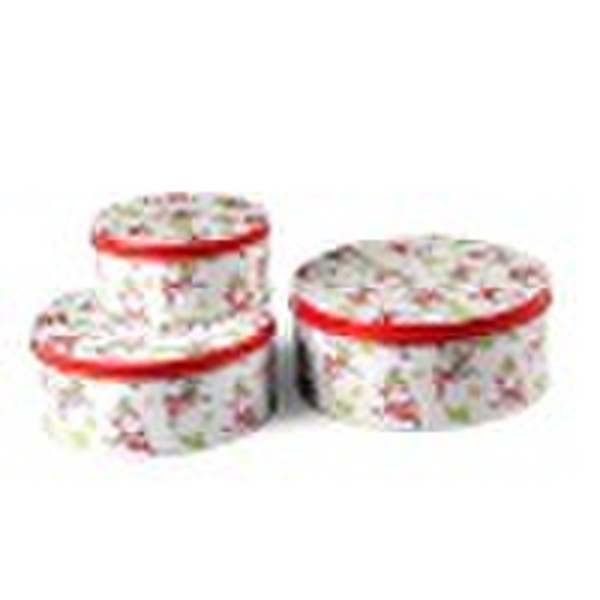 x'mas gift tin box