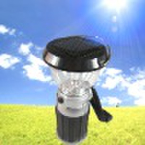 Dynamo and solar camping lantern, Camping Flashlig