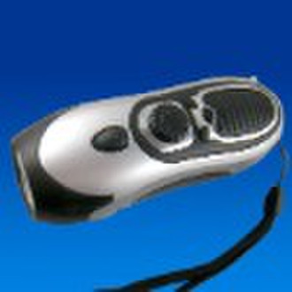 Dynamo-Radio Taschenlampe, LED-Taschenlampe mit Radio, Tor