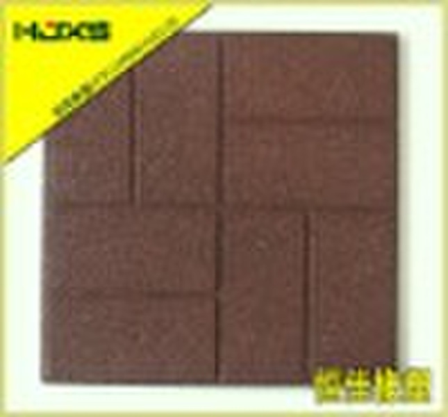 rubber tile for  patios, decks, and walkways