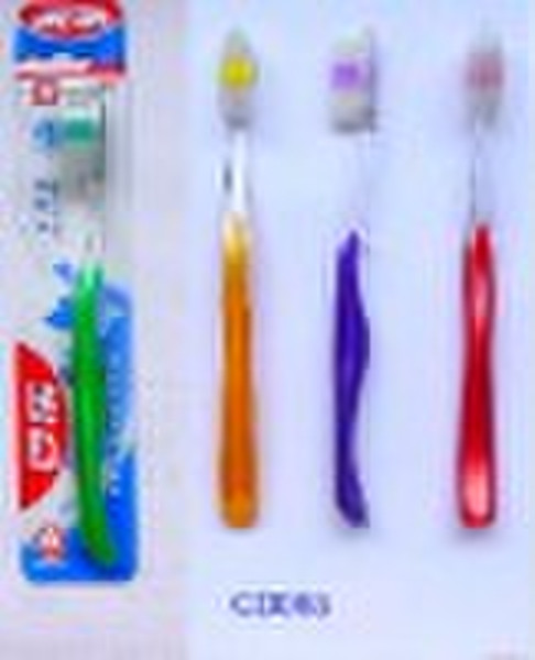 Transparent handle toothbrush