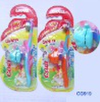 Children toothbrush with cap