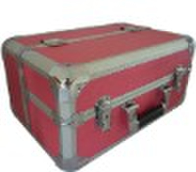 high quality aluminum hair beauty case with trays