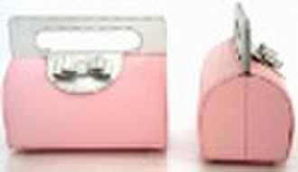 Delicate PU leather cosmetic bag