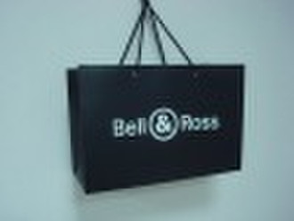 Paper carrier bag with cotton rope handle -- large