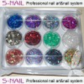 nail art accessories/butterfly glitter shapes set