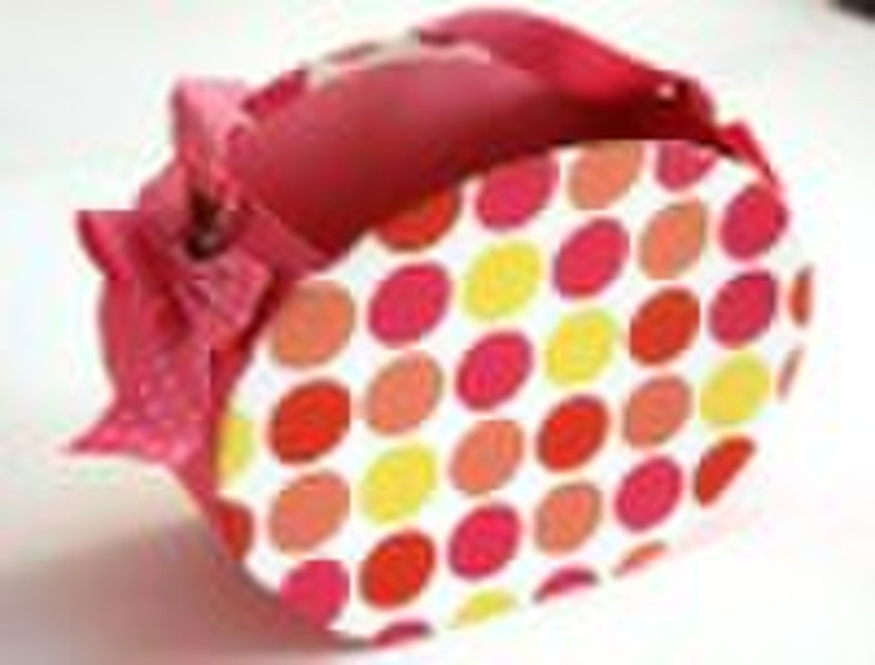 Red gift paper box