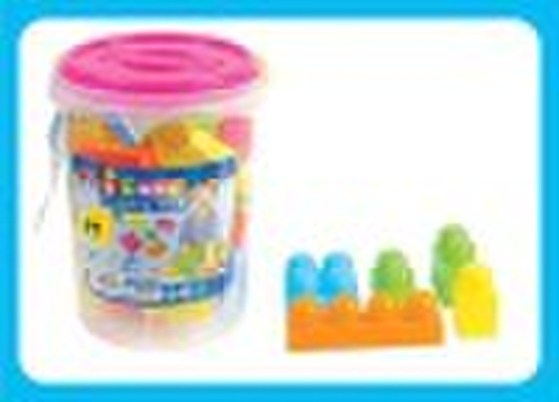 Plastic building block toy