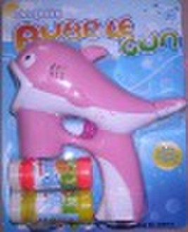 Plastic b/o bubble gun
