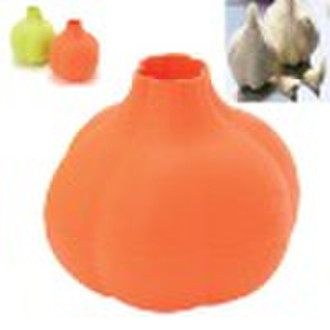 Silicone garlic peeler