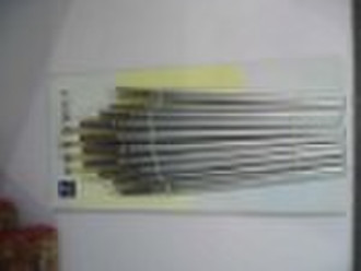 Silver nylon brushes--artists material