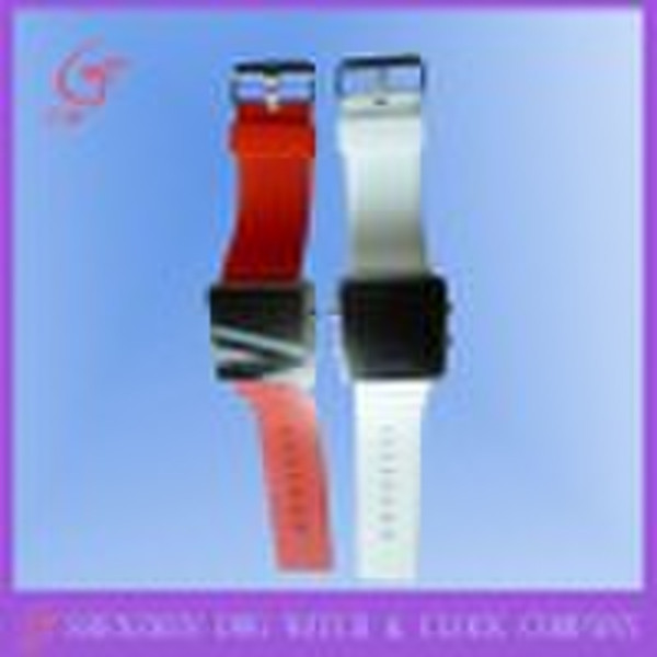 Sports watch silicone watch