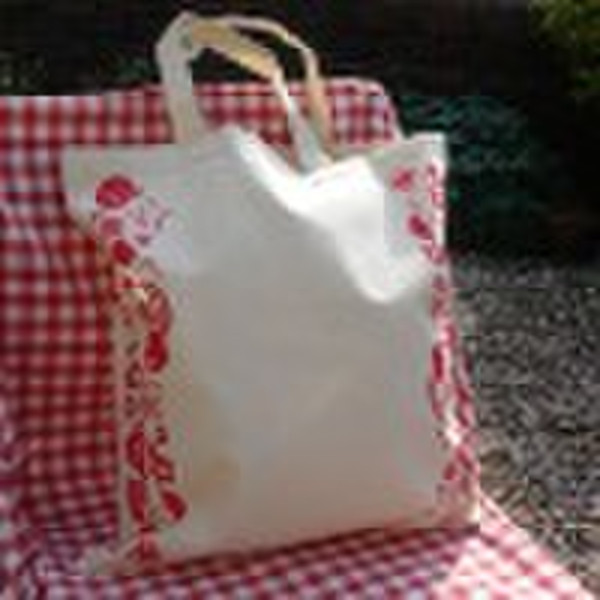 100% reusable canvas cotton bag