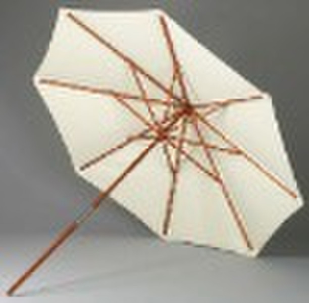 Wooden umbrella