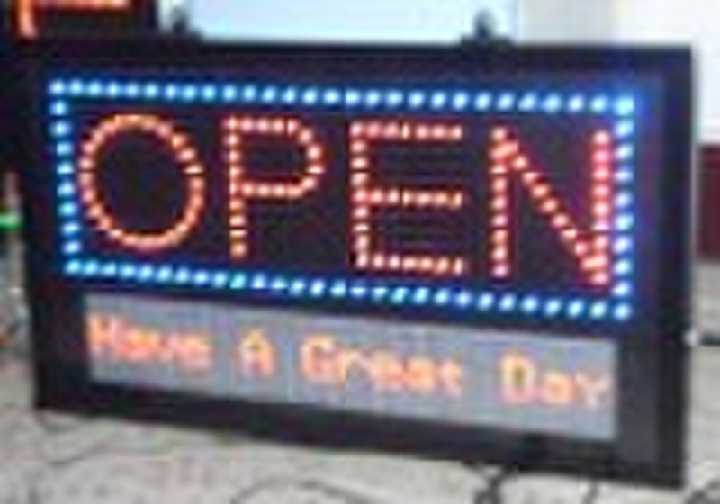 Acrylic material best-selling led open sign with d