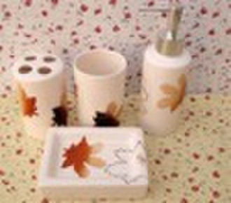 Ceramic Bathroom Accessory Set