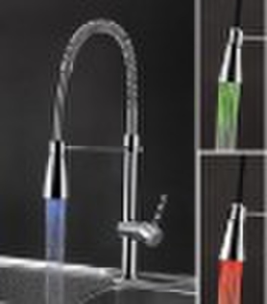 LED Sink Kitchen Faucet(No Batteries) QH0751-1F